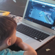 This is the son of our guy Tom McParland, staring intently at a broadcast of the 24 Hours of Le Mans. The kid has it figured out.